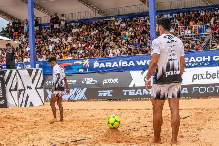 TAFC abre Paraíba World Beach Games com mais de 300 atletas e estrelas do futevôlei em João Pessoa nesta quinta-feira
