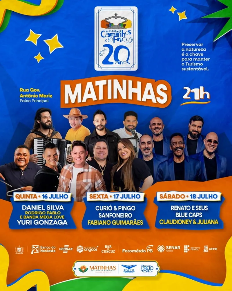 Matinhas espera receber mais de 15 mil visitantes durante etapa do Caminhos do Frio